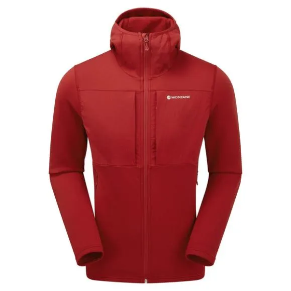 Montane Fury XT Hooded Fleece Jacket Eclipse Blueblackacer Redoak Green Mens Montane Fleece Montane Fury XT Hooded Fleece Jacket Eclipse Blueblackacer Redoak Green Mens Montane Fleece