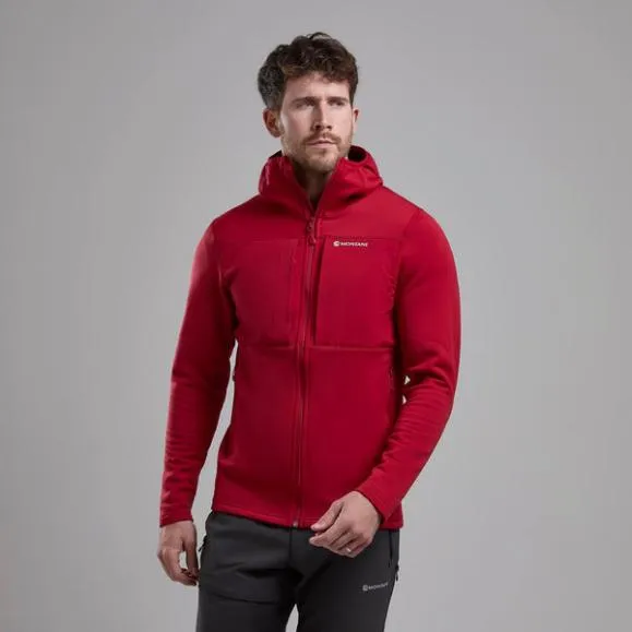 Montane Fury XT Hooded Fleece Jacket Eclipse Blueblackacer Redoak Green Mens Montane Fleece Montane Fury XT Hooded Fleece Jacket Eclipse Blueblackacer Redoak Green Mens Montane Fleece