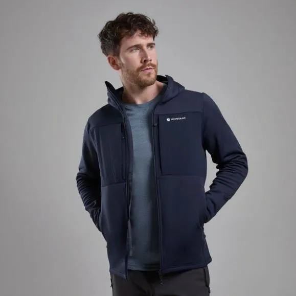 Montane Fury XT Hooded Fleece Jacket Eclipse Blueblackacer Redoak Green Mens Montane Fleece Montane Fury XT Hooded Fleece Jacket Eclipse Blueblackacer Redoak Green Mens Montane Fleece