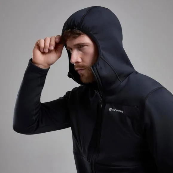 Montane Fury XT Hooded Fleece Jacket Eclipse Blueblackacer Redoak Green Mens Montane Fleece Montane Fury XT Hooded Fleece Jacket Eclipse Blueblackacer Redoak Green Mens Montane Fleece