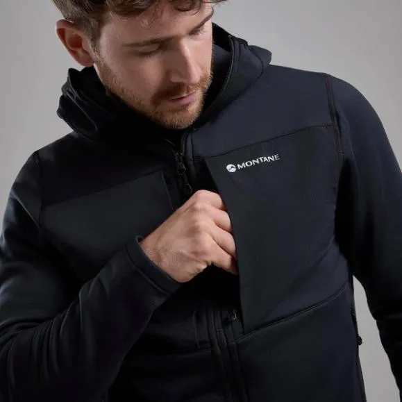 Montane Fury XT Hooded Fleece Jacket Eclipse Blueblackacer Redoak Green Mens Montane Fleece Montane Fury XT Hooded Fleece Jacket Eclipse Blueblackacer Redoak Green Mens Montane Fleece