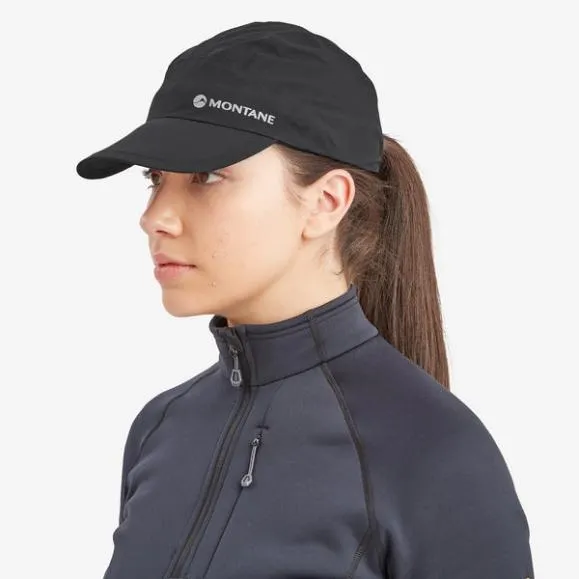Montane Minimus Lite Waterproof Running Cap Blackacer Redallium MensWomens Montane Hats