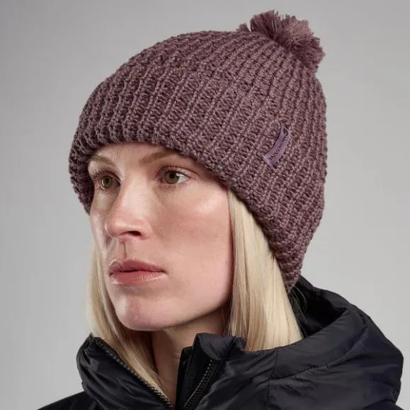 Montane Nev Beanie Hat Moonscapeeclipse Bluepale Sagesaffron Red MensWomens Montane Hats