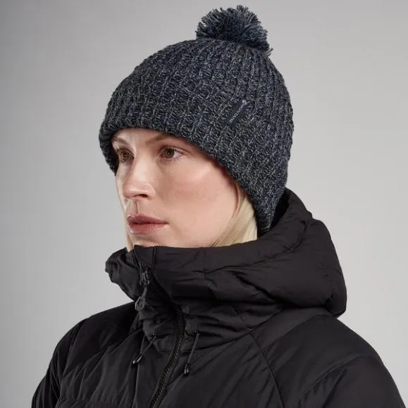 Montane Nev Beanie Hat Moonscapeeclipse Bluepale Sagesaffron Red MensWomens Montane Hats