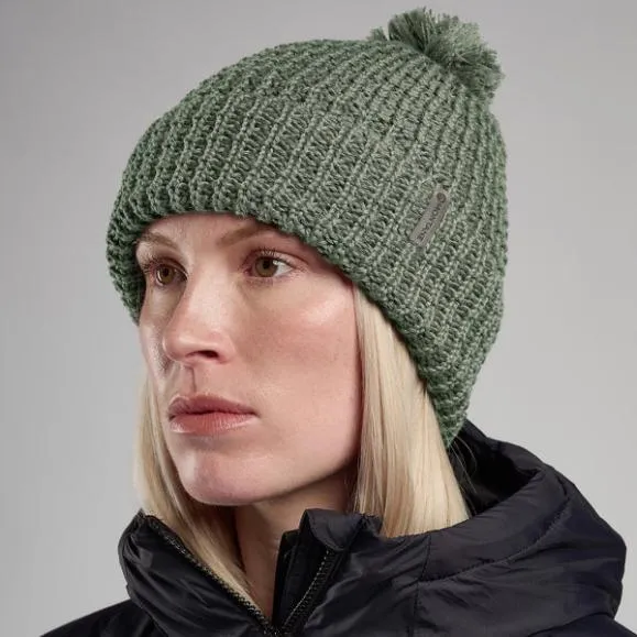 Montane Nev Beanie Hat Moonscapeeclipse Bluepale Sagesaffron Red MensWomens Montane Hats