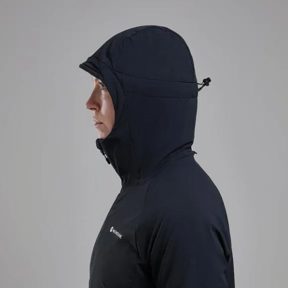 Montane WoKhamsin Hooded Softshell Jacket Moonscapeblack Womens Montane Softshell Montane WoKhamsin Hooded Softshell Jacket Moonscapeblack Womens Montane Softshell