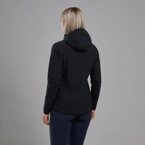 Montane WoKhamsin Hooded Softshell Jacket Moonscapeblack Womens Montane Softshell Montane WoKhamsin Hooded Softshell Jacket Moonscapeblack Womens Montane Softshell