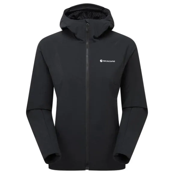 Montane WoKhamsin Hooded Softshell Jacket Moonscapeblack Womens Montane Softshell Montane WoKhamsin Hooded Softshell Jacket Moonscapeblack Womens Montane Softshell