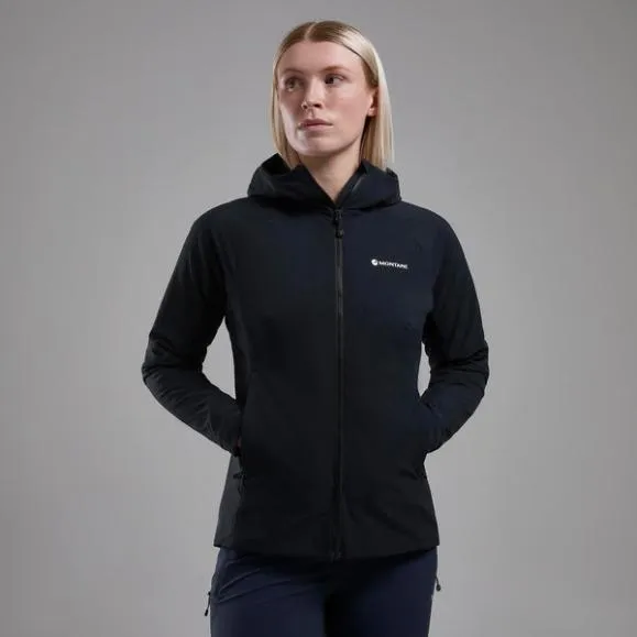 Montane WoKhamsin Hooded Softshell Jacket Moonscapeblack Womens Montane Softshell Montane WoKhamsin Hooded Softshell Jacket Moonscapeblack Womens Montane Softshell