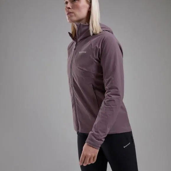 Montane WoKhamsin Hooded Softshell Jacket Moonscapeblack Womens Montane Softshell Montane WoKhamsin Hooded Softshell Jacket Moonscapeblack Womens Montane Softshell