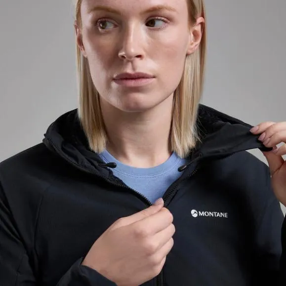 Montane WoKhamsin Hooded Softshell Jacket Moonscapeblack Womens Montane Softshell Montane WoKhamsin Hooded Softshell Jacket Moonscapeblack Womens Montane Softshell