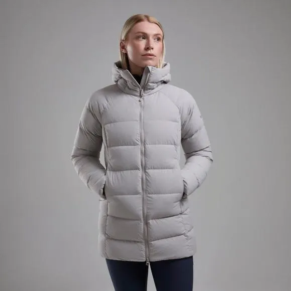 Montane WoTundra Hooded Down Jacket Oysterdeep Forestblack Womens Montane Down Montane WoTundra Hooded Down Jacket Oysterdeep Forestblack Womens Montane Down
