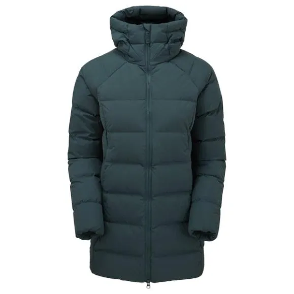 Montane WoTundra Hooded Down Jacket Oysterdeep Forestblack Womens Montane Down Montane WoTundra Hooded Down Jacket Oysterdeep Forestblack Womens Montane Down