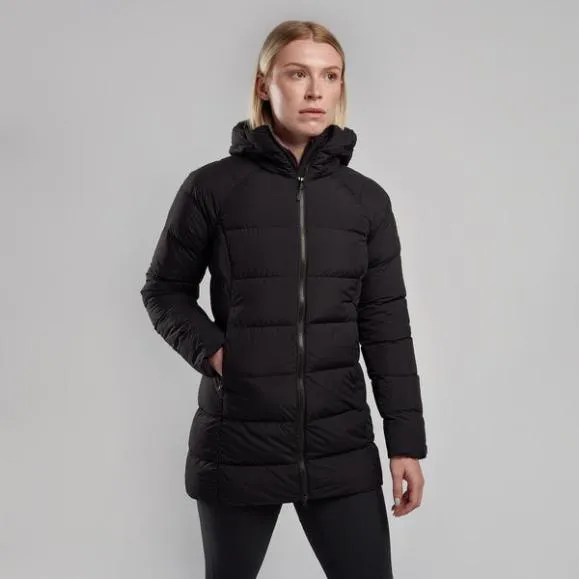 Montane WoTundra Hooded Down Jacket Oysterdeep Forestblack Womens Montane Down Montane WoTundra Hooded Down Jacket Oysterdeep Forestblack Womens Montane Down