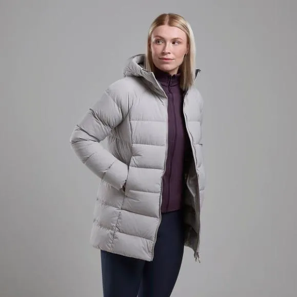 Montane WoTundra Hooded Down Jacket Oysterdeep Forestblack Womens Montane Down Montane WoTundra Hooded Down Jacket Oysterdeep Forestblack Womens Montane Down