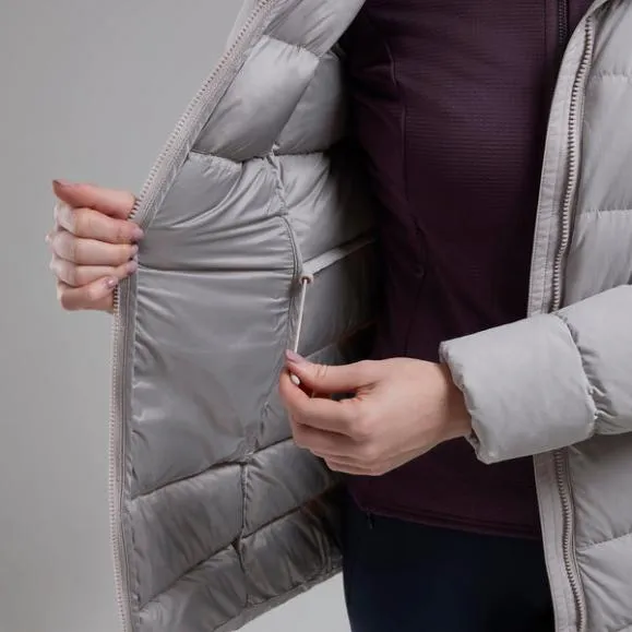 Montane WoTundra Hooded Down Jacket Oysterdeep Forestblack Womens Montane Down Montane WoTundra Hooded Down Jacket Oysterdeep Forestblack Womens Montane Down
