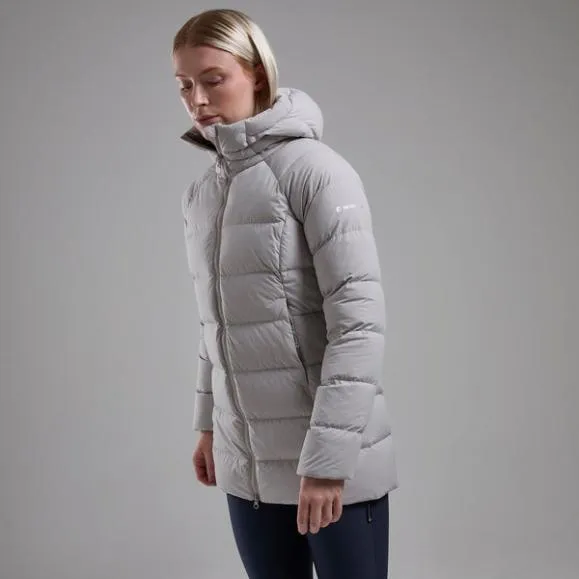 Montane WoTundra Hooded Down Jacket Oysterdeep Forestblack Womens Montane Down Montane WoTundra Hooded Down Jacket Oysterdeep Forestblack Womens Montane Down