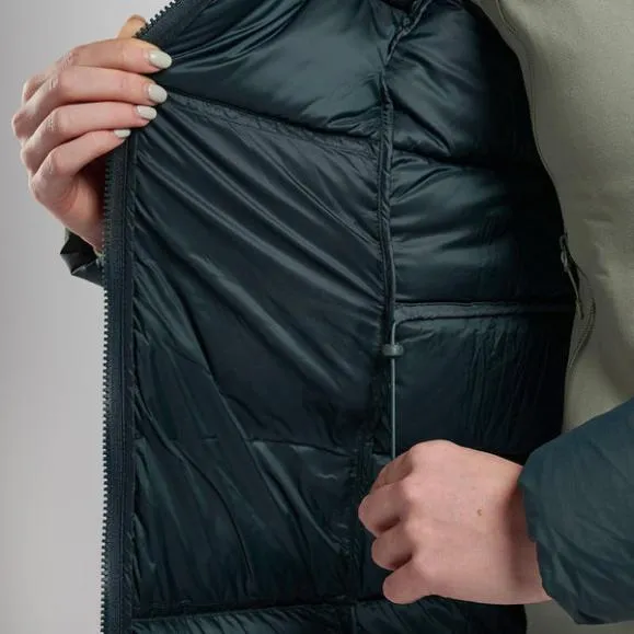 Montane WoTundra Hooded Down Jacket Oysterdeep Forestblack Womens Montane Down Montane WoTundra Hooded Down Jacket Oysterdeep Forestblack Womens Montane Down