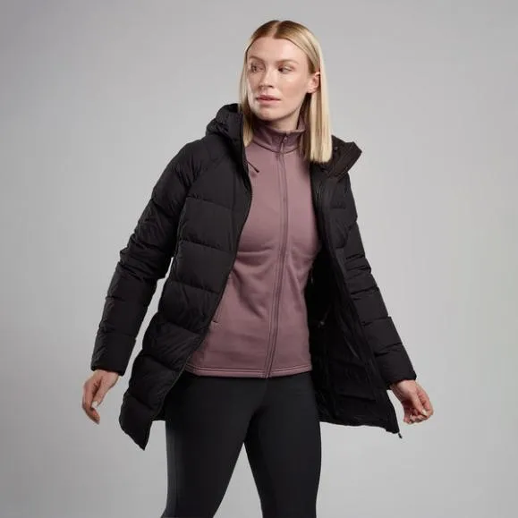 Montane WoTundra Hooded Down Jacket Oysterdeep Forestblack Womens Montane Down Montane WoTundra Hooded Down Jacket Oysterdeep Forestblack Womens Montane Down