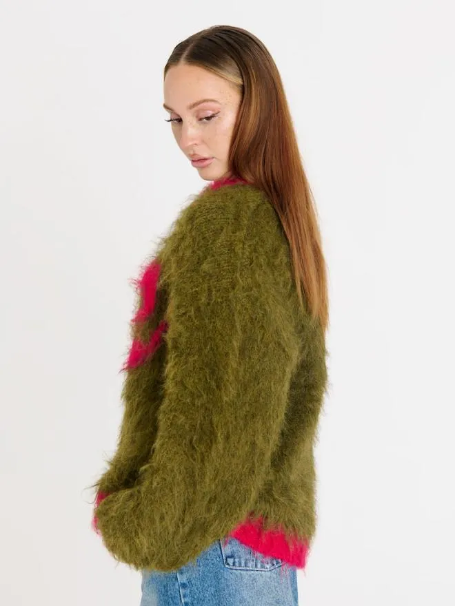 Moss Knit Women The Ragged Priest Knitwear and Sweats