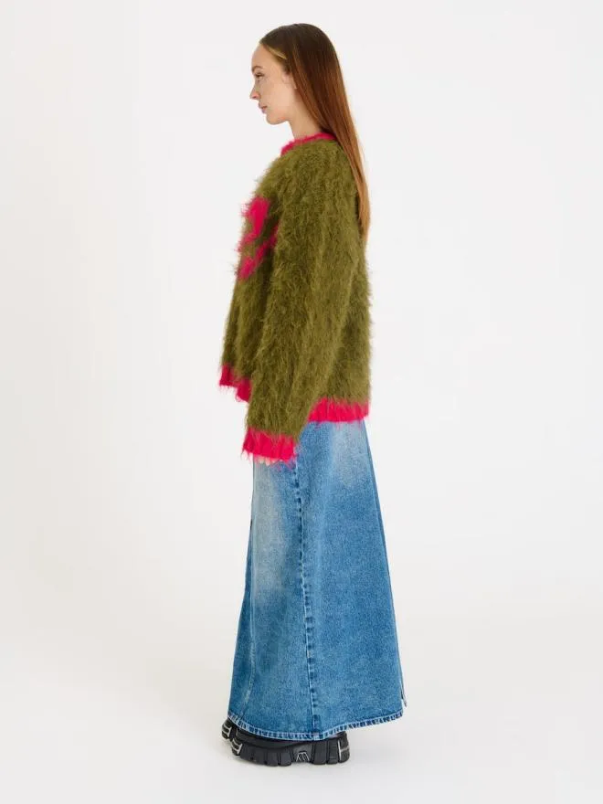 Moss Knit Women The Ragged Priest Knitwear and Sweats