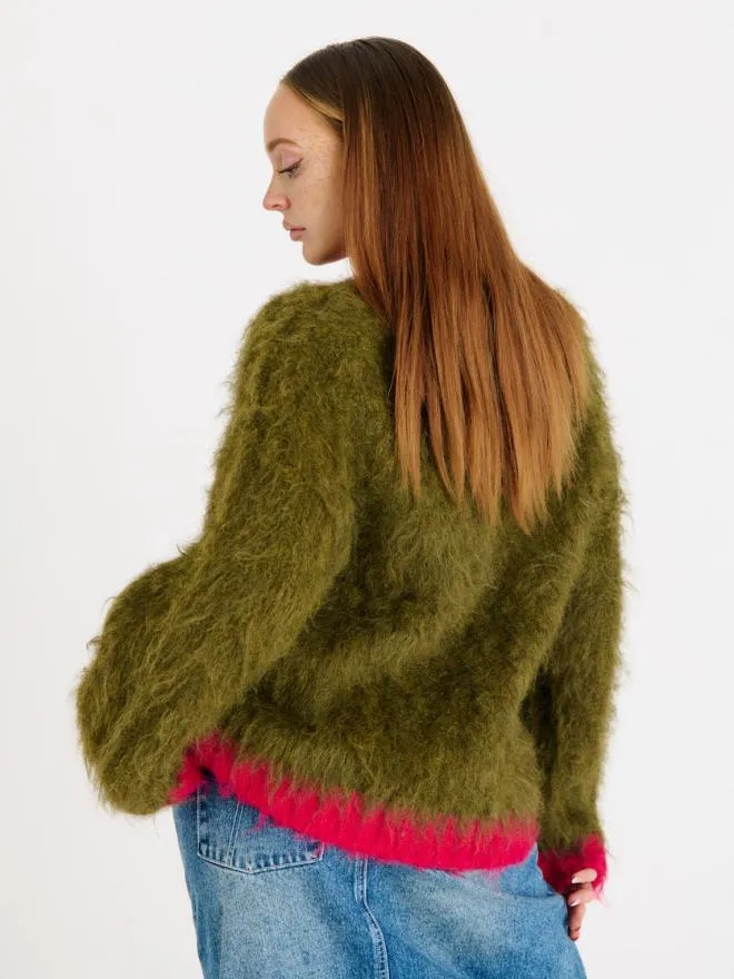 Moss Knit Women The Ragged Priest Knitwear and Sweats