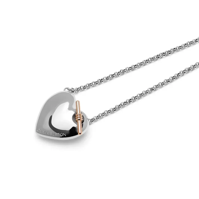 Necklaces Knot Heart Silver Necklace 8211 Olivia Burton Women