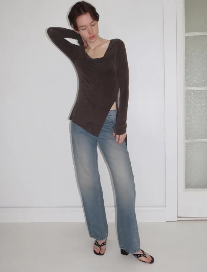 No 1460 Lotto Brown Women Paloma Wool Cupro