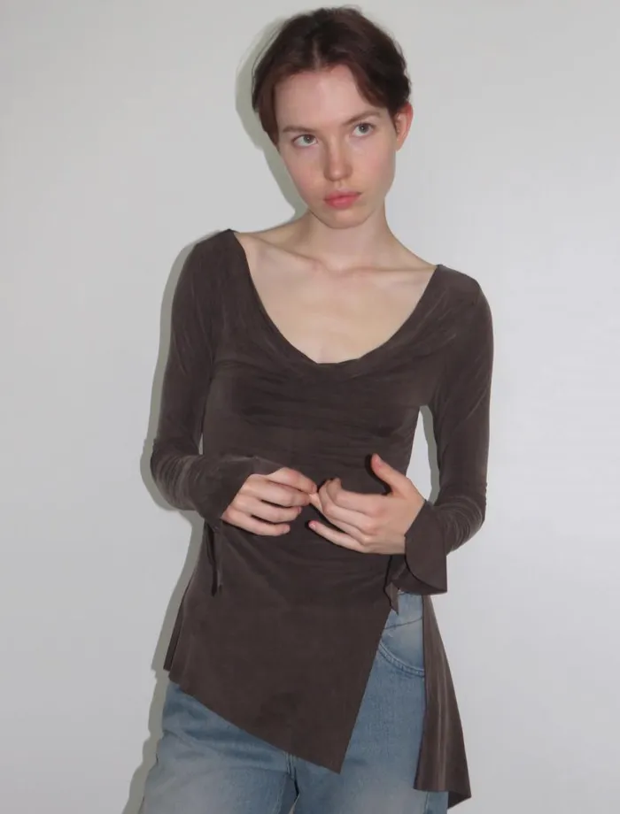 No 1460 Lotto Brown Women Paloma Wool Cupro