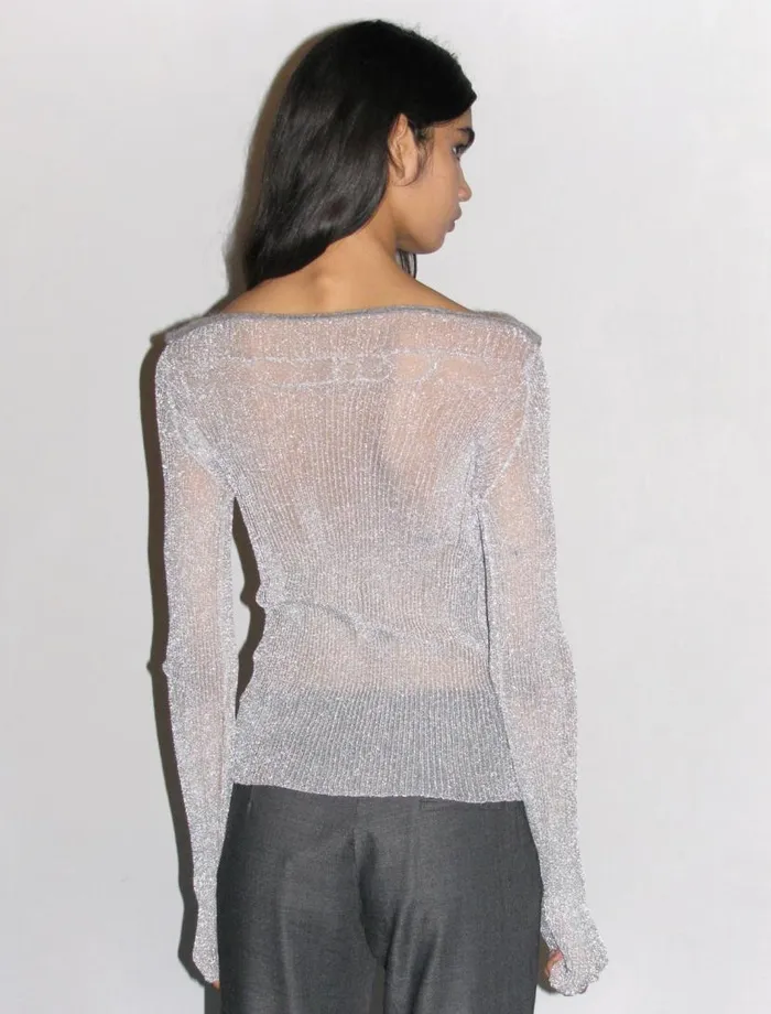 No 1654 Flora Silver Women Paloma Wool Knits