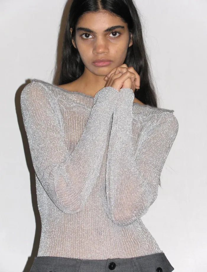 No 1654 Flora Silver Women Paloma Wool Knits