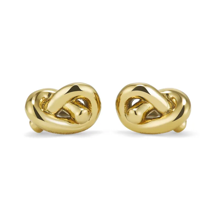 Olivia Burton Lovers Knot Gold Plated Stud Earrings Women Earrings