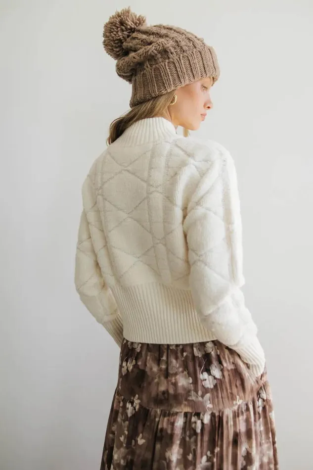 Outerwear Women Bohme Sheena Quilted Jacket In Ivory Ivory