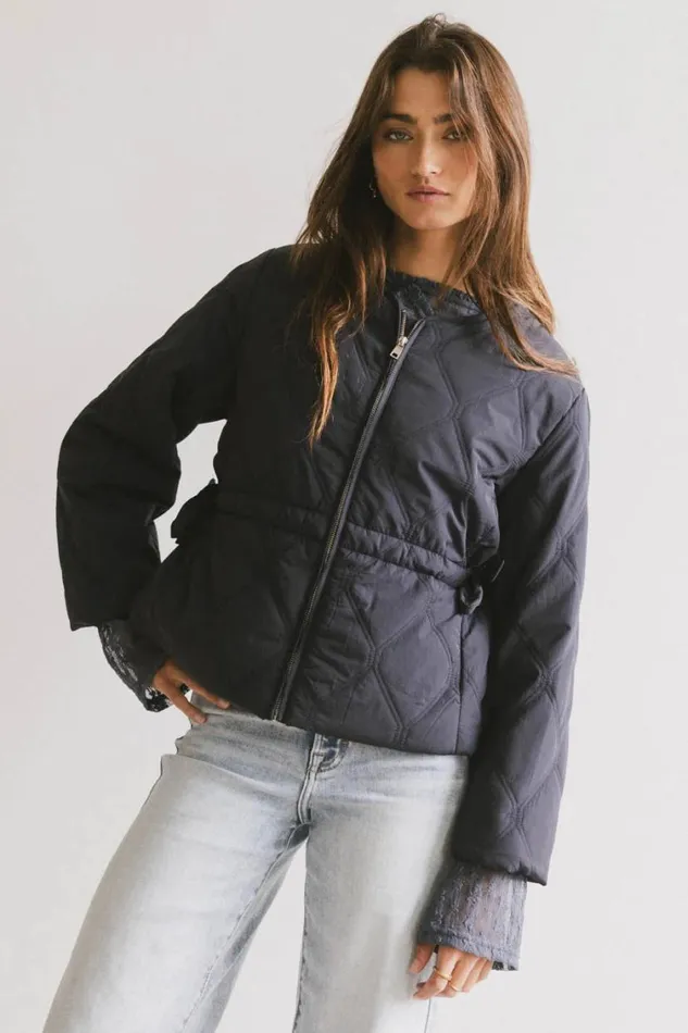 Outerwear Women Bohme Zola Quilted Jacket In Navy Navy