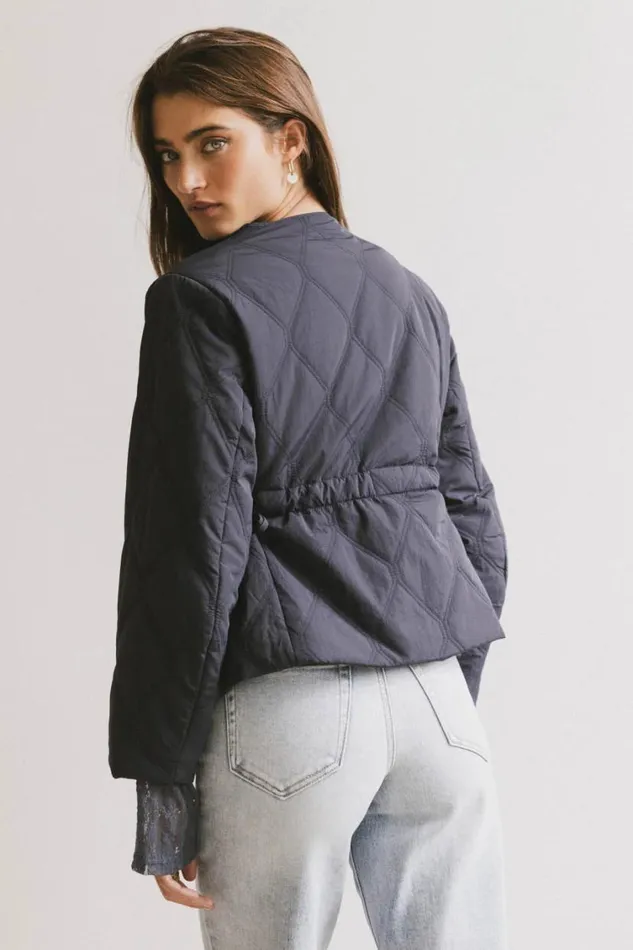 Outerwear Women Bohme Zola Quilted Jacket In Navy Navy