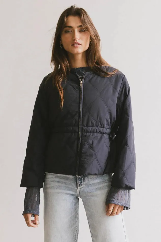Outerwear Women Bohme Zola Quilted Jacket In Navy Navy