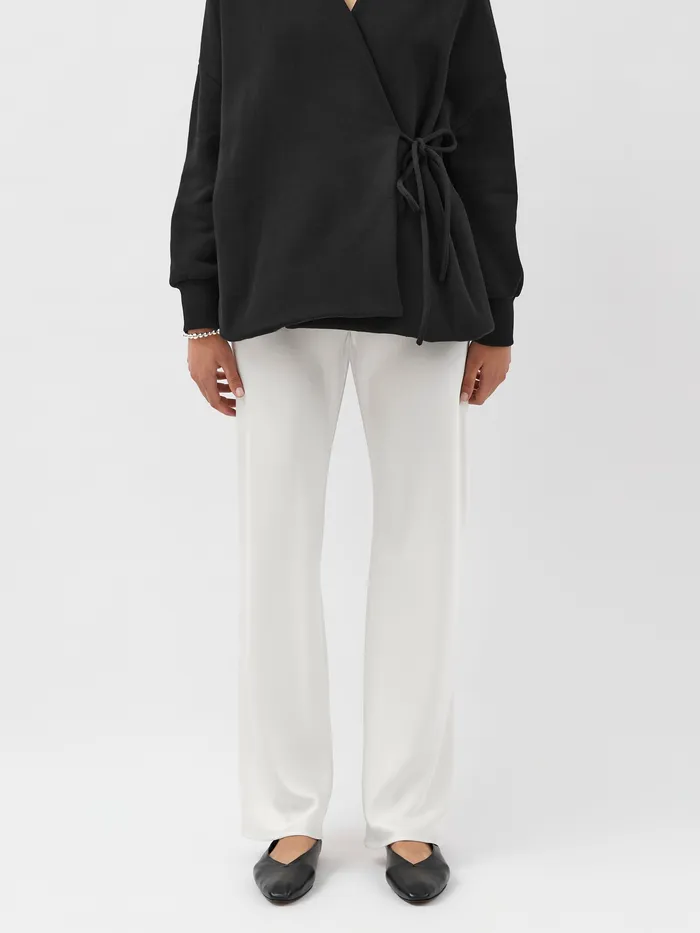 Pants AEmery 8211 Myrna Bias Pant in White Oyster 8211 The UNDONE Women