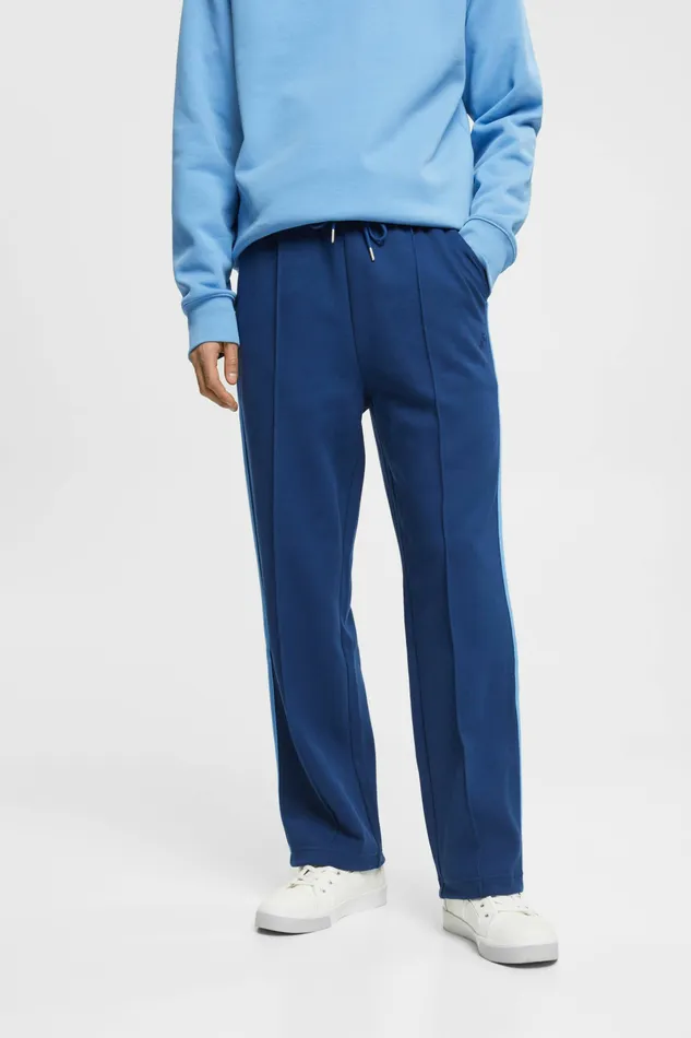 Pants Joggers Men Esprit Wide Leg Trousers Ink