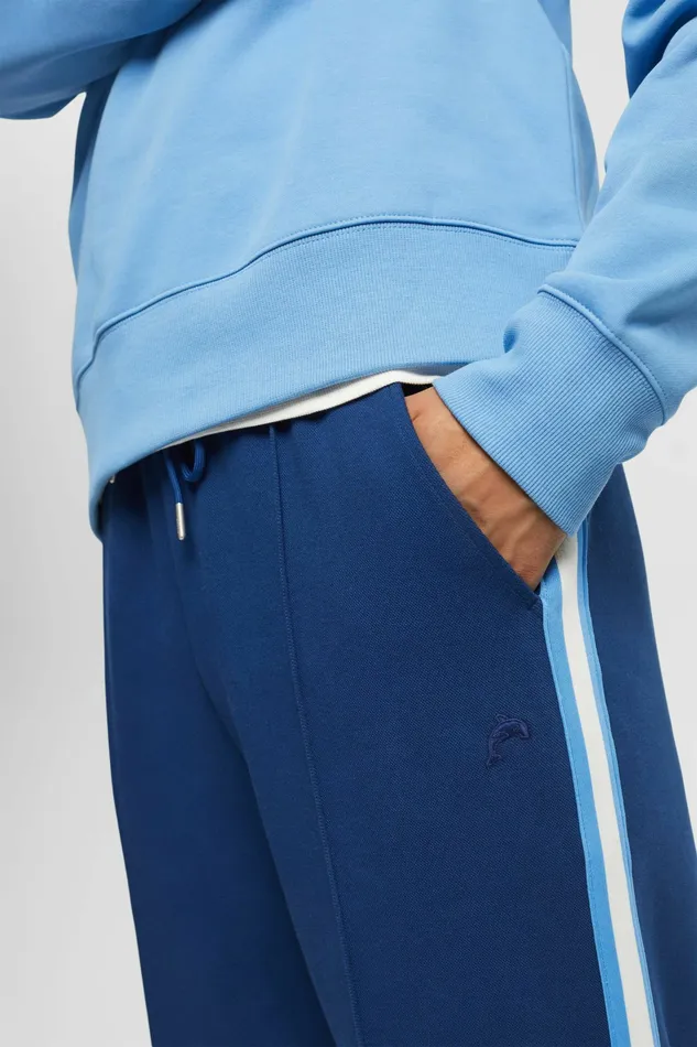Pants Joggers Men Esprit Wide Leg Trousers Ink