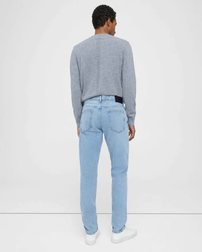 Pants Men Theory Athletic Fit Jean In Stretch Denim Washed Indigo Lt Pants Men Theory Athletic Fit Jean In Stretch Denim Washed Indigo Lt