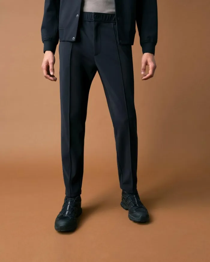 Pants Men Theory Curtis Drawstring Pant In Precision Ponte Black Pants Men Theory Curtis Drawstring Pant In Precision Ponte Black