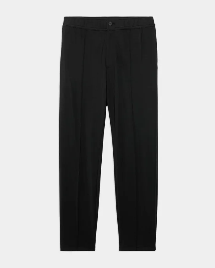Pants Men Theory Curtis Drawstring Pant In Precision Ponte Black Pants Men Theory Curtis Drawstring Pant In Precision Ponte Black