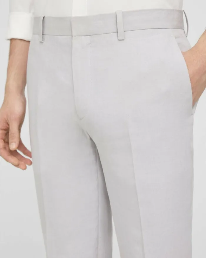 Pants Men Theory Mayer Pant In Galena Linen Vapor Pants Men Theory Mayer Pant In Galena Linen Vapor