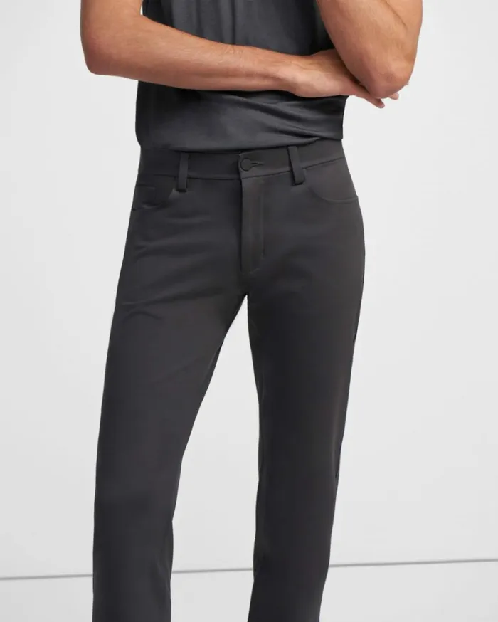 Pants Men Theory Raffi 5Pocket Pant In Compact Ponte Asphalt Pants Men Theory Raffi 5Pocket Pant In Compact Ponte Asphalt