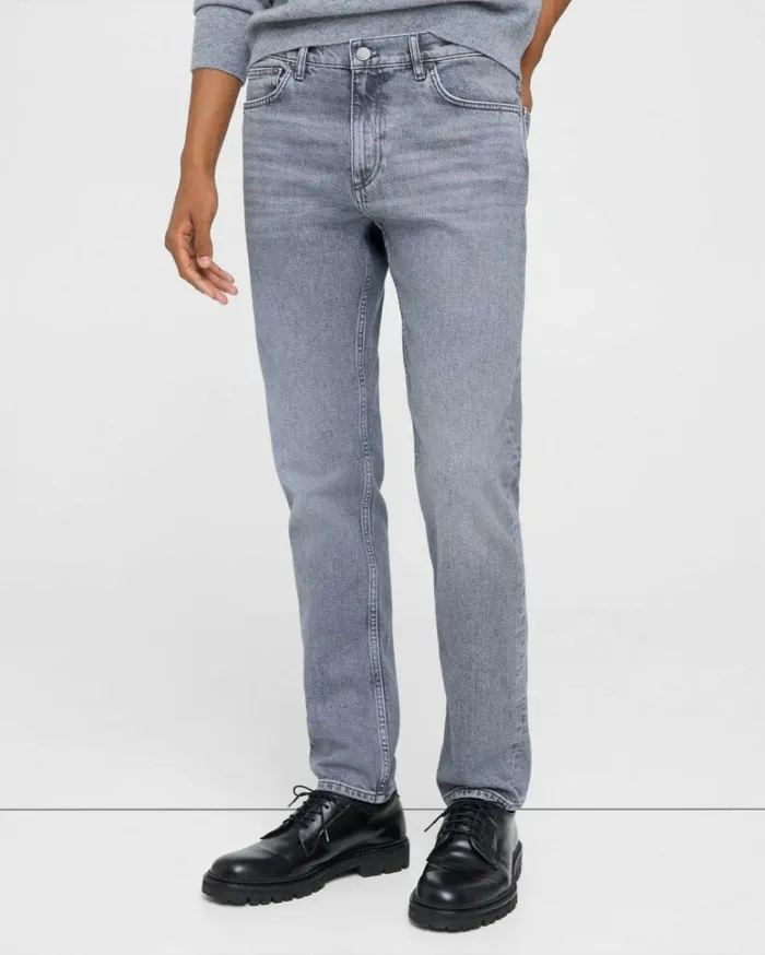 Pants Men Theory Slim Fit Jean In Stretch Denim Rinsed Grey Pants Men Theory Slim Fit Jean In Stretch Denim Rinsed Grey