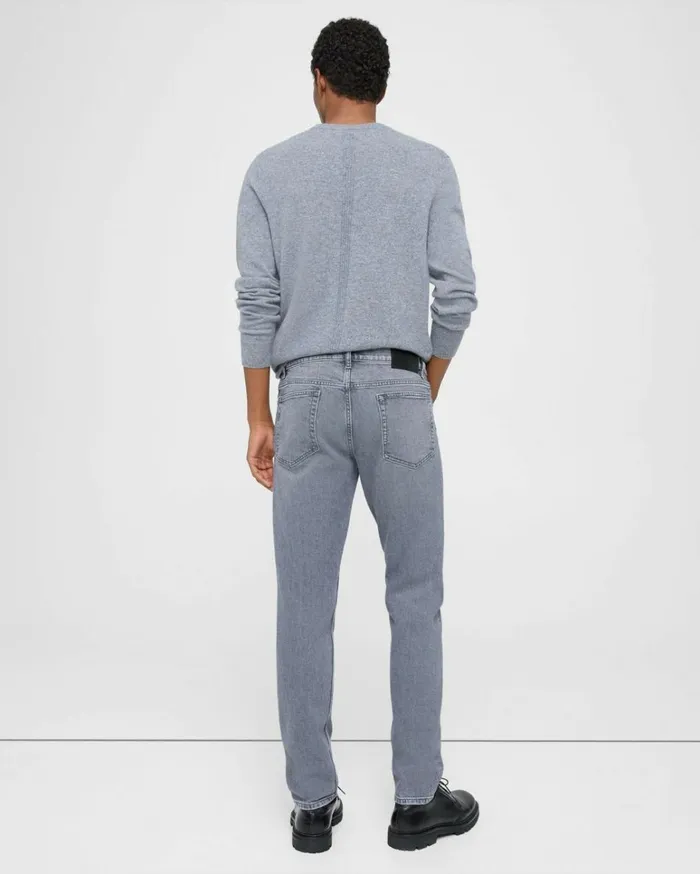 Pants Men Theory Slim Fit Jean In Stretch Denim Rinsed Grey Pants Men Theory Slim Fit Jean In Stretch Denim Rinsed Grey