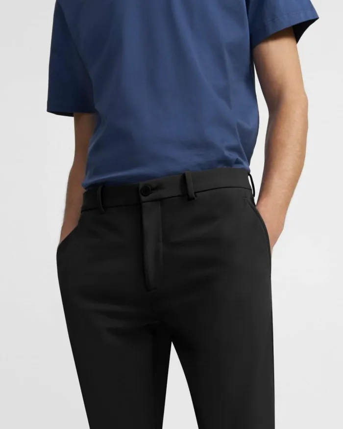 Pants Men Theory Zaine Pant In Precision Ponte Black Pants Men Theory Zaine Pant In Precision Ponte Black