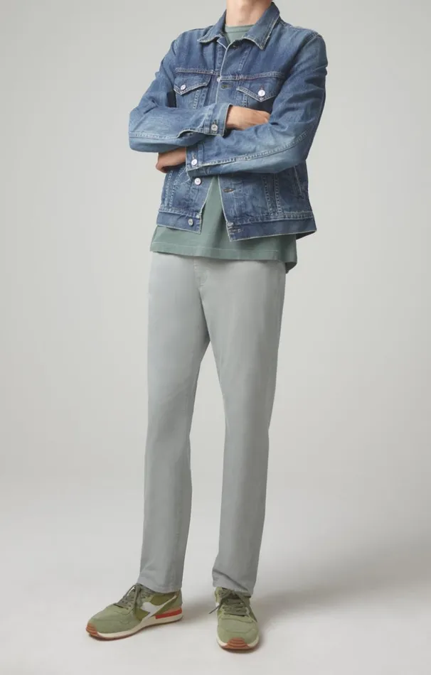 Pants Mens Citizens Of Humanity Gage Classic Straight Fit Print Sateen In Mud Dye Mud Dye