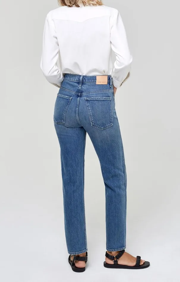 Pants Women Citizens Of Humanity Daphne High Rise Stovepipe In Shadow Bloom Shadow Bloom
