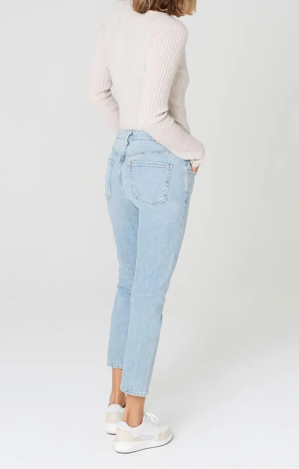 Pants Women Citizens Of Humanity Elsa Mid Rise Slim Fit Crop In Try Me Try Me